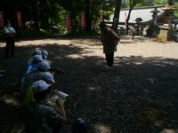 南湖神社の方から！