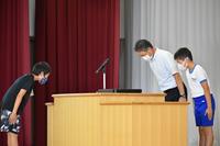 校長と運営委員長の連名で！