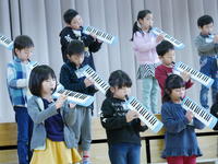 鍵盤ハーモニカの演奏！