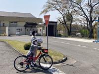 止まれの標識があるところ！