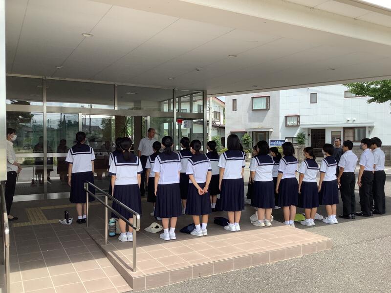 出発式の様子 出発式の様子