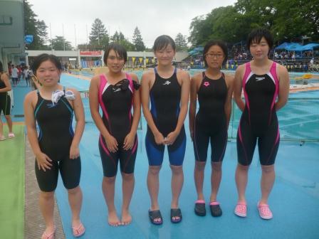 女子 水泳 集合 