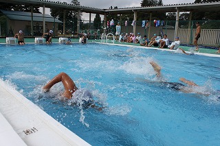 水泳記録会
